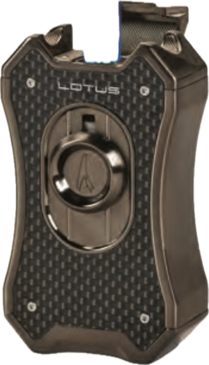 Lotus Metal Quad Table Torch - Black Carbon/Gunmetal