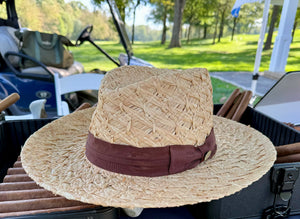 Classic Handwoven Raffia Palm Panama Hat