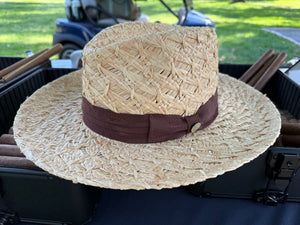 Classic Handwoven Raffia Palm Panama Hat